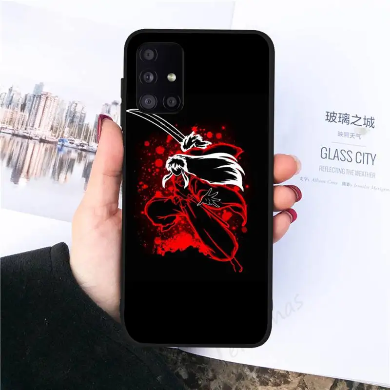 

lnuyasha Japan Anime Phone Case black For Samsung galaxy S 21 20 10 8 A 51 71 50 21s 70 40 20 20e note 10 plus Ultra 5g fe