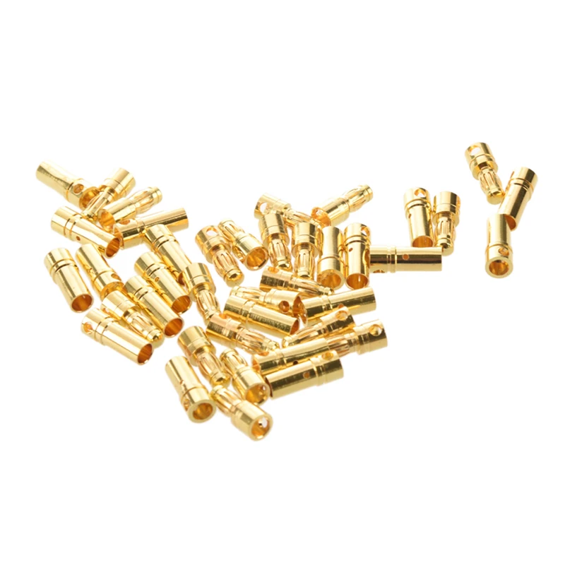 

20 pairs 3.5 mm Gold-plated Banana Plugs Engine Electronic Connectors