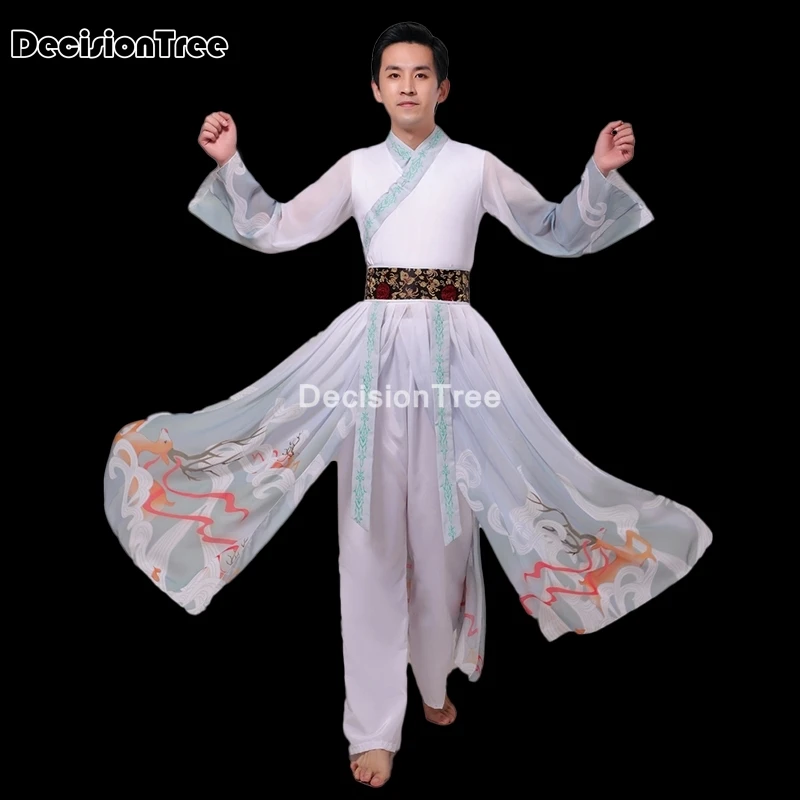 

2021 chinese folk dance drum yangko dance costumes chinese dragon fan dance costumes for men