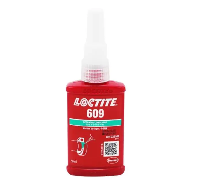 

Клей-герметик Loctite 609, высокопрочный, цилиндрические детали, удерживающий Клей 50 мл