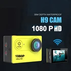 Экшн-камера H9R  H9 Ultra HD 1080P, водонепроницаемость 30 м, экран 1080p