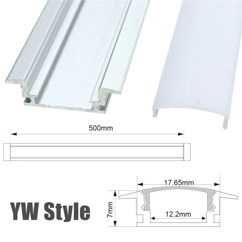 ARILUX 1X 5X 10X V U YW 1 8 см ширина три стиля 50 алюминиевый держатель канала для