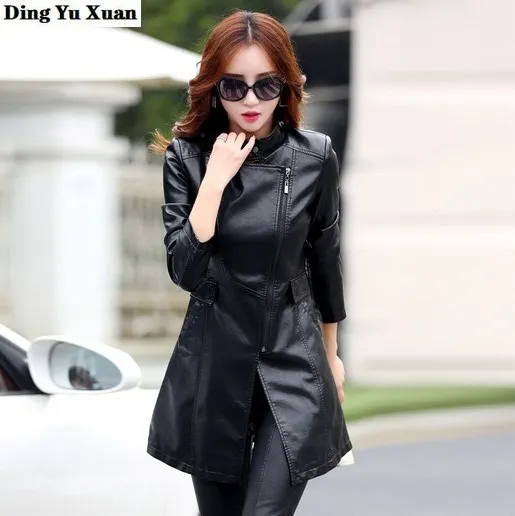 Женская уличная одежда из искусственной кожи пальто тренчи для 2021 женская обувь