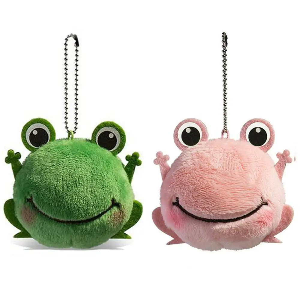 Подвески плюшевые лягушки мягкие животные брелоки украшения аксессуары сумка