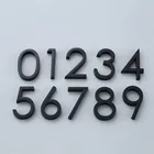 Дверная табличка с цифрами от 0 до 9, пластиковая табличка с цифрами для двери, ящика, вывеска для гостиницы, дома, офиса, наклейка, адрес дверная табличка