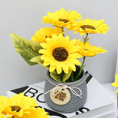 

Artificial Flowers, Plant Flowers, 37cm Sunflower, Home, Garden, Hotel Lobby, Banquet, DIY Tabletop, Vase, Decorative Ornaments