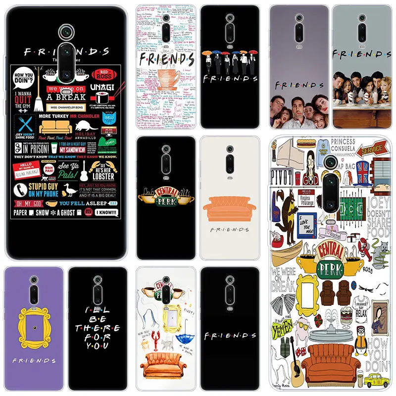 Силиконовый чехол Friends Together для Xiaomi Mi Note 10 9T CC9 E 9 Pro A3 Lite Play Redmi 8T 8 8A 6 6A 4X Модный