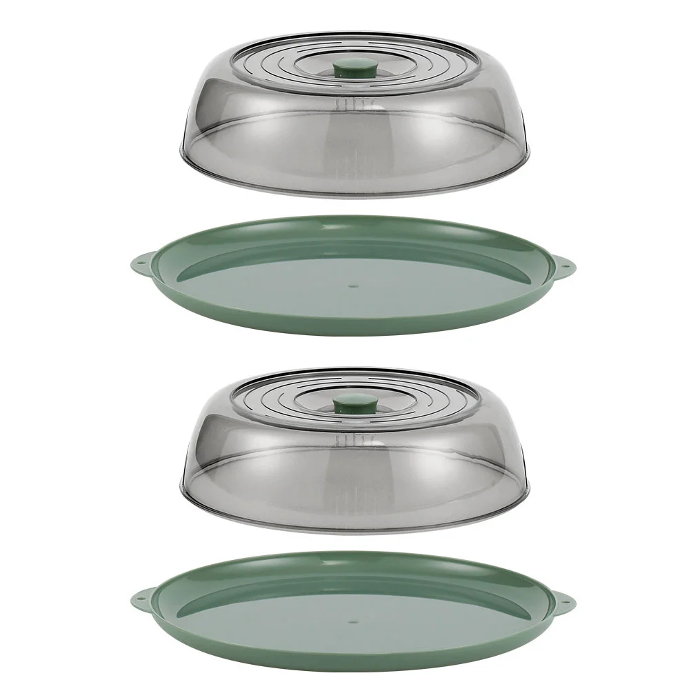 

2pcs Cover Storage Food Cover Kitchen Heat Preservation Food Lids