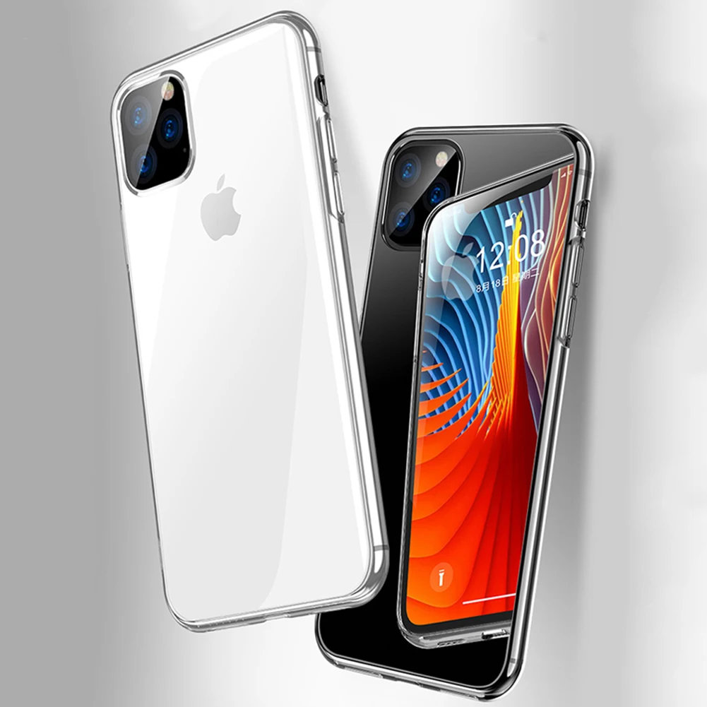 Для iPhone 11 Pro Max оптовая продажа 10 шт. чехол для телефона антидетонационный мягкий