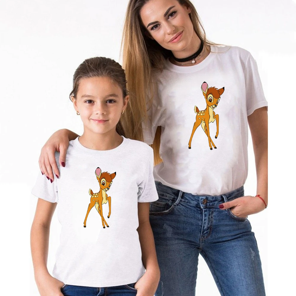 Футболка детская летняя с коротким рукавом и круглым вырезом | Мать ребенок