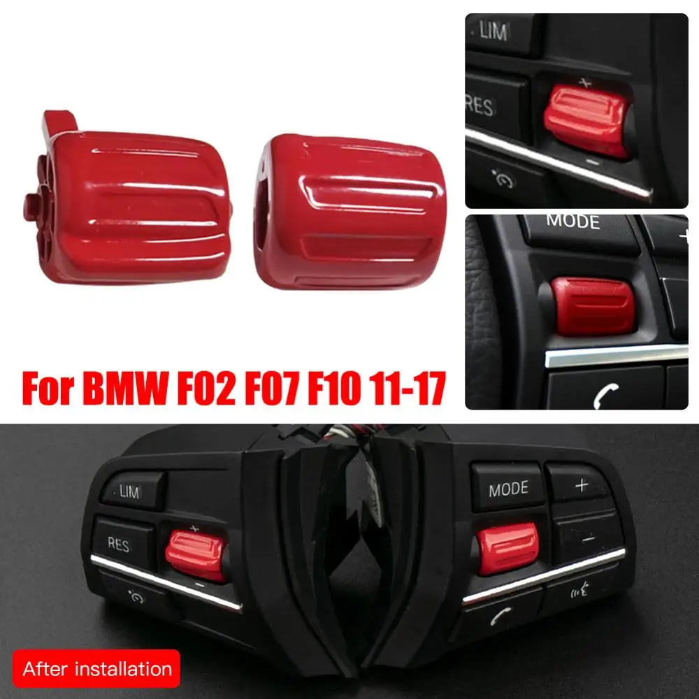 Новые красные кнопки управления на рулевое колесо для BMW F02 F07 F10 11-17 Прямая