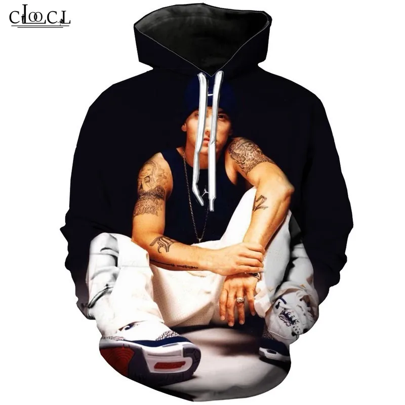 

Men's T-shirts Summer Fashion Rapper Singer Eminem 3D Print Hoodies Men Casual Tshirt Tops O-Neck Tee T shirt homme Sweatshirt
