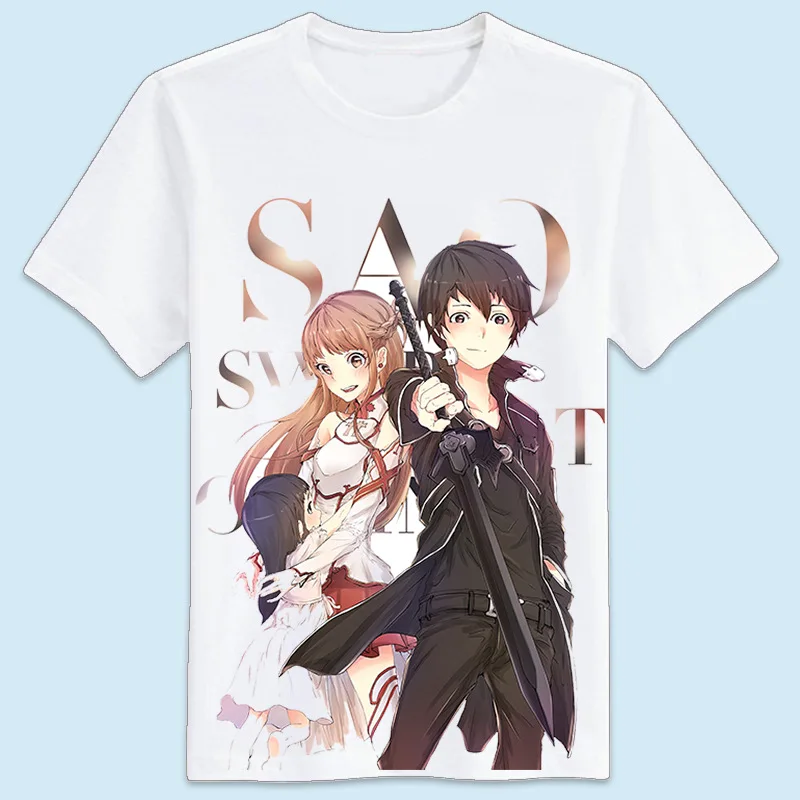 Kirigaya меч Kazuto Art Online японское аниме косплей SAO 3D печать уличная одежда мужская