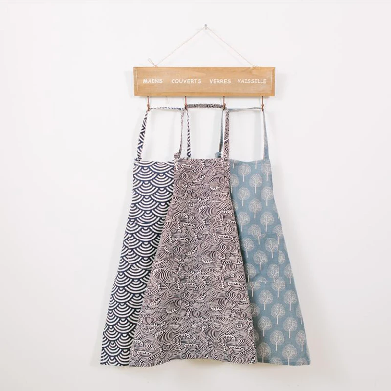 Модный мужской и женский простой Регулируемый Кухонный нагрудник для кухни