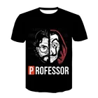 Футболка La Casa De Papel, футболки с надписью бумажный дом, ТВ-сериал, Мужская футболка с коротким рукавом, забавная женская футболка, топы