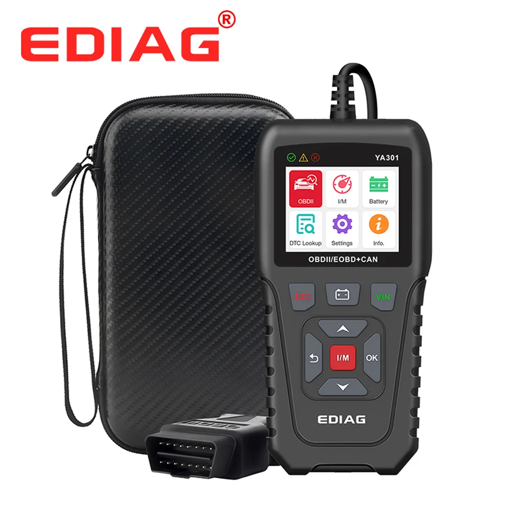 Ediag YA301 OBDII/EOBD Battery test real 16Pin Code Reader graph datastream USB update OBD2 Diagnostic Tool PK CR3001 ELM327 | Автомобили