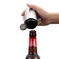 automatic beer bottle opener stainless steel push down opener magnet beer opener wine beer soda cap opener