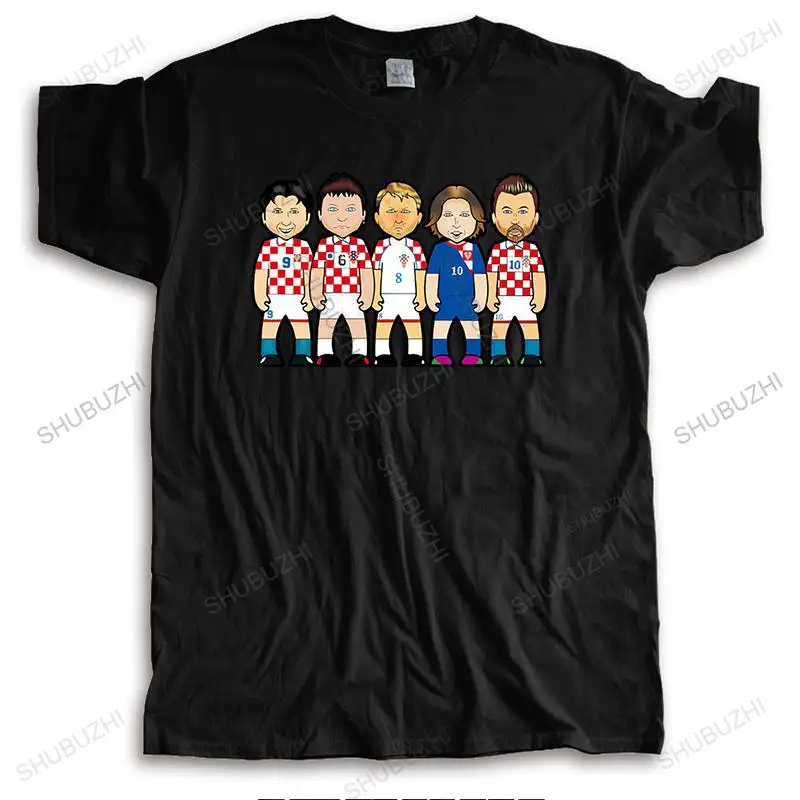 

new fashion High Quality t-shirt men crew neck tees Luka Modric Zvonomir Boban Shubuzhi Cotton summer Short Sleeve Drop Shipping