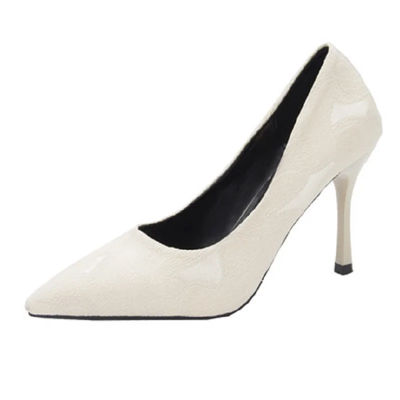 

Женские туфли на высоком каблуке, универсальные и удобные туфли с закрытым носком, на тонком каблуке, весна 2020