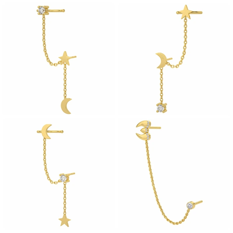 

Серьги-подвески женские из серебра 925 пробы, 1 шт., 2021