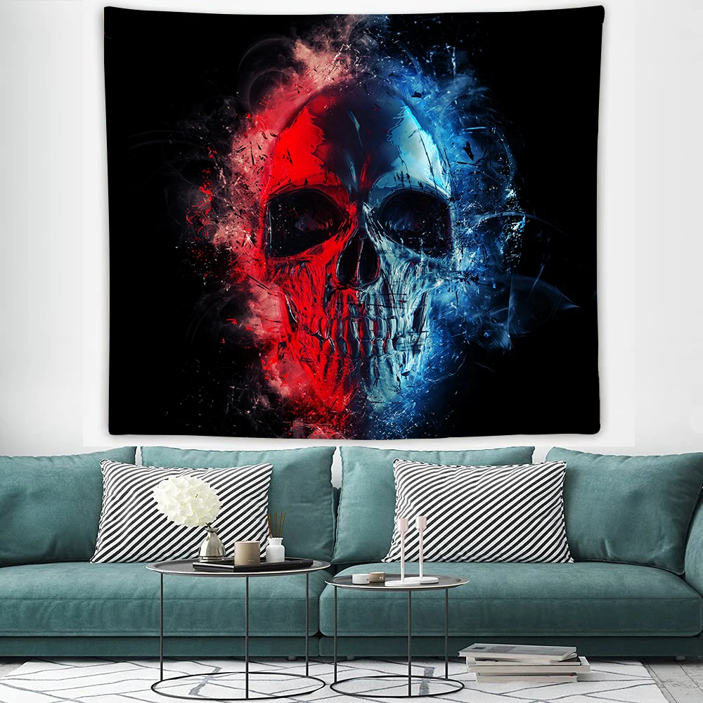 Настенный 3D гобелен с рисунком черепа |
