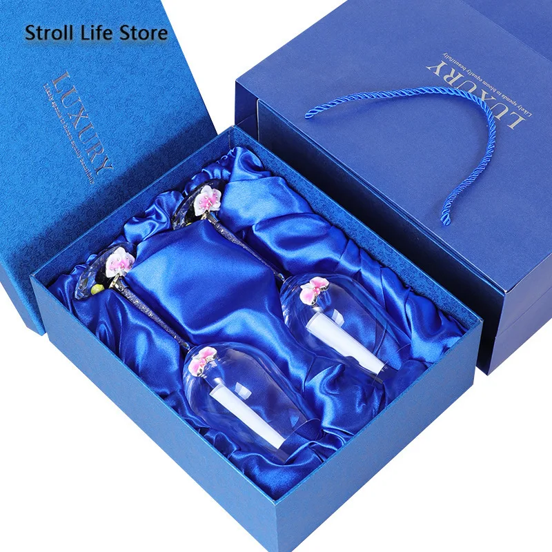 Роскошное Хрустальное стекло красное вино бокал пивной Европейский Стиль