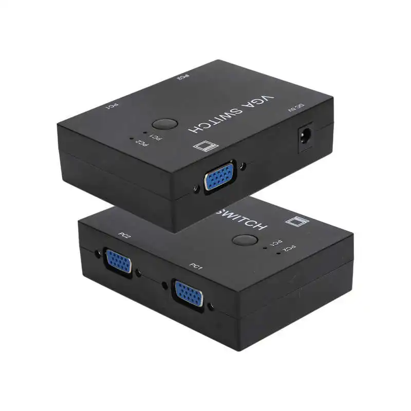 Коммутатор VGA 2 входа + 1 выход многокомпьютерный хост конвертер узла в экране ПК