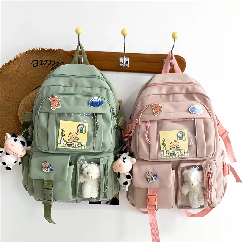 Женский рюкзак Chuwanglin, Модный водонепроницаемый рюкзак для девочек-подростков, школьная сумка, милый студенческий рюкзак для книг, дорожный ...