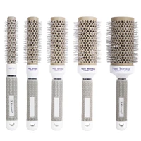 professional hair dressing brushes high temperature resistant ceramic iron round comb 65mm 6 size hair styling tool hairbrush