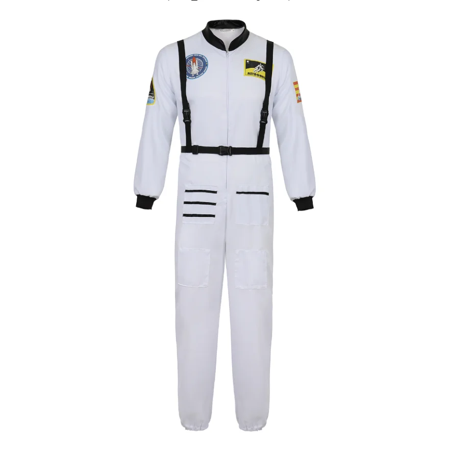 Men/Women Astronaut Suit Space Costume Flight Uniform Adult Spaceman Jumpsuit Halloween Cosplay Costumes Plus Size |