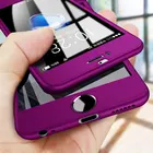 Чехол с полным покрытием на 360 градусов для iPhone 12 Pro Max 12 Mini 11 X XR XS Max 7 8 6S 6 Plus 5 5S SE 2020, противоударный, стекло
