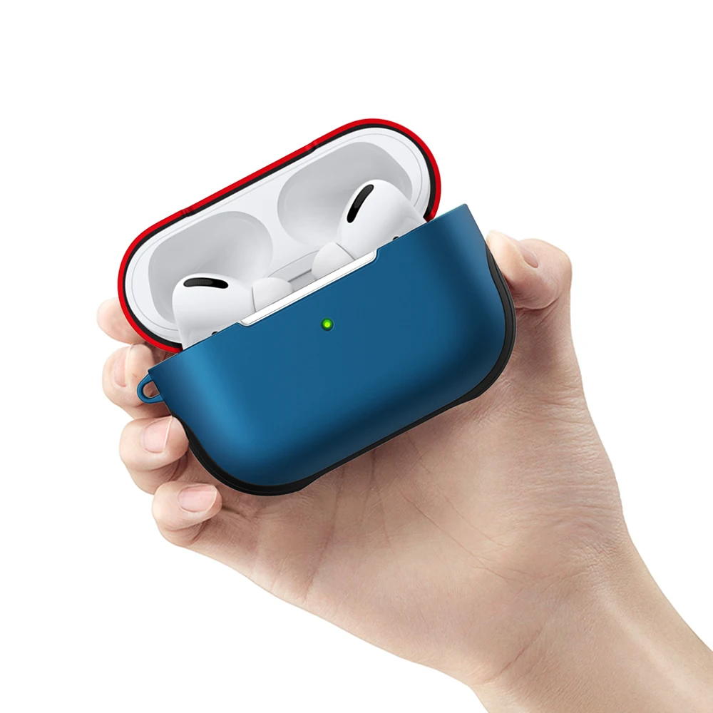 Чехол для AirPods Pro силиконовый гибридный армированный чехол из ТПУ и поликарбоната