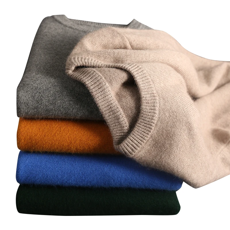 

Simple classic pullover sweater men autumn winter cashmere cotton blended warm clothes hombre robe pull homme knitted jumper