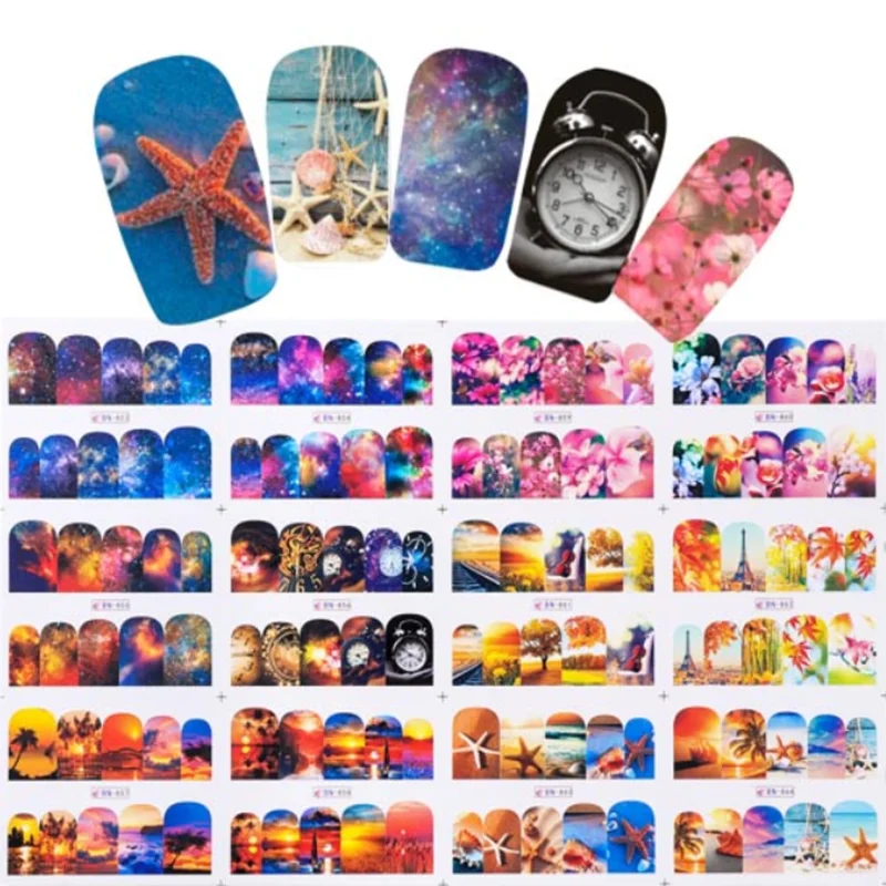 BN853-864 12 видов конструкций/лист Валентина романтические наклейки для ногтей Наклейка розовая губная помада переводная наклейка s дизайн ногтей украшение подарок BN877-888 - Цвет: BN853-864