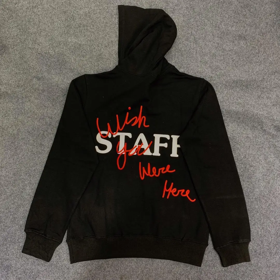 black 19ss с изображением Трэвиса Скотта Astroworld Chicago эксклюзивная толстовка с 3d принтом желаю вам здесь астромир толстовки с изображением Трэвиса Скотта Толстовка - Цвет: black