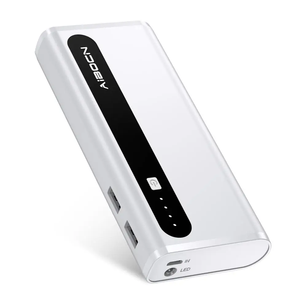 Aibocn  Power Bank 10000mah Portable Charging Poverbank External Battery Charger For UMIDIGI A5 pro 