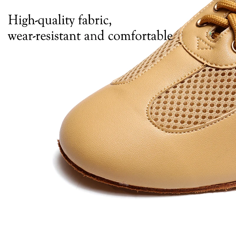 DKZSYIM Latin Dance Shoes Ballroom Modern Tango Jazz soft sole Shoes practice dance shoes Men and Woman Dance Sneaker size 34-45