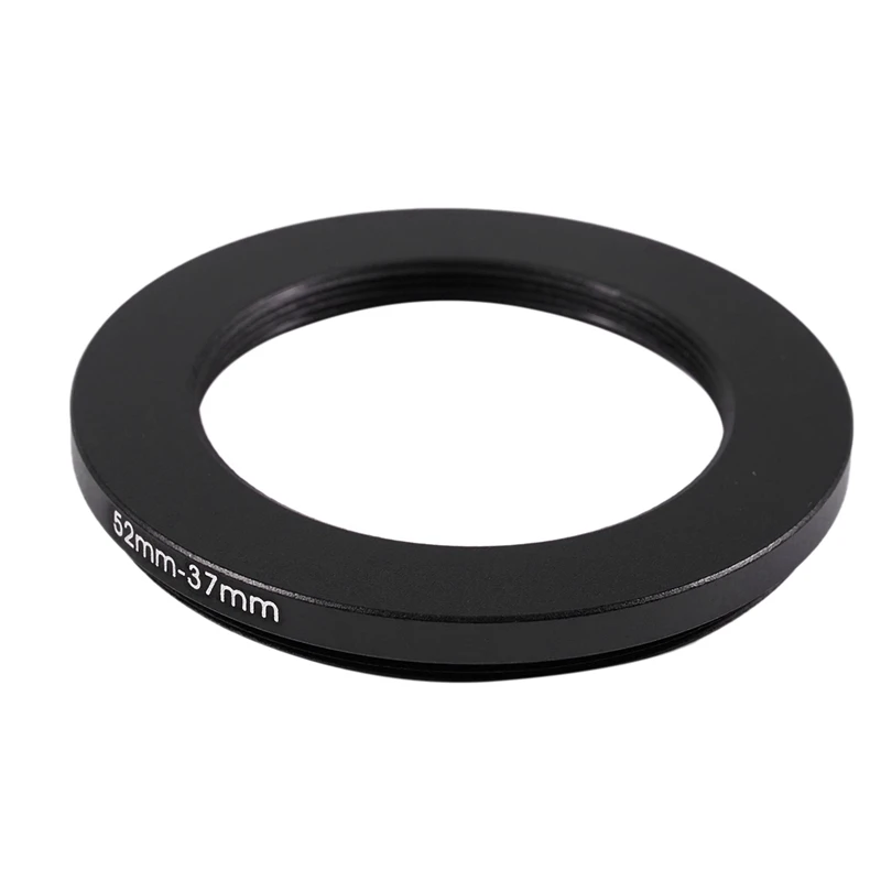

52mm-37mm 52mm to 37mm Black Step Down Ring Adapter for Camera & Replacement for Adapter Ring 49mm to 58mm Black