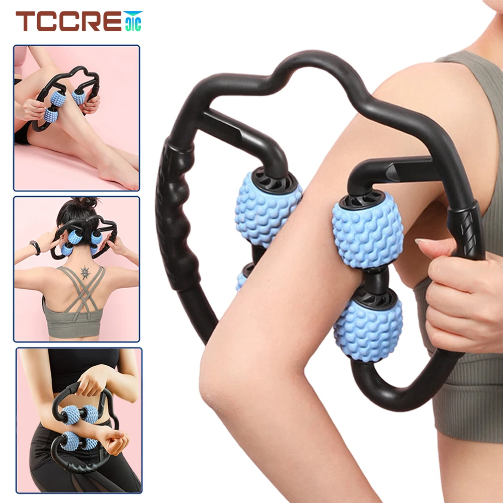 

Tccre Trigger Point Roller Massager Athlete Muscle Pain Relief for Forearm Elbow Hand Arm Leg Myofascial and Fascial Release