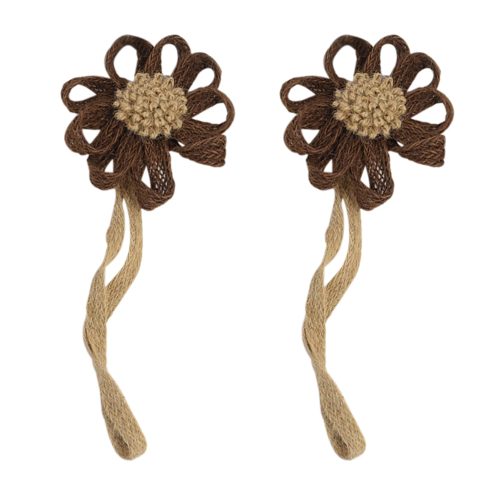 

1pair Living Room No Drilling Hotel For Window DIY Craft Flower Shape Modern Accessories Magnetic Curtain Tieback Strong Suction