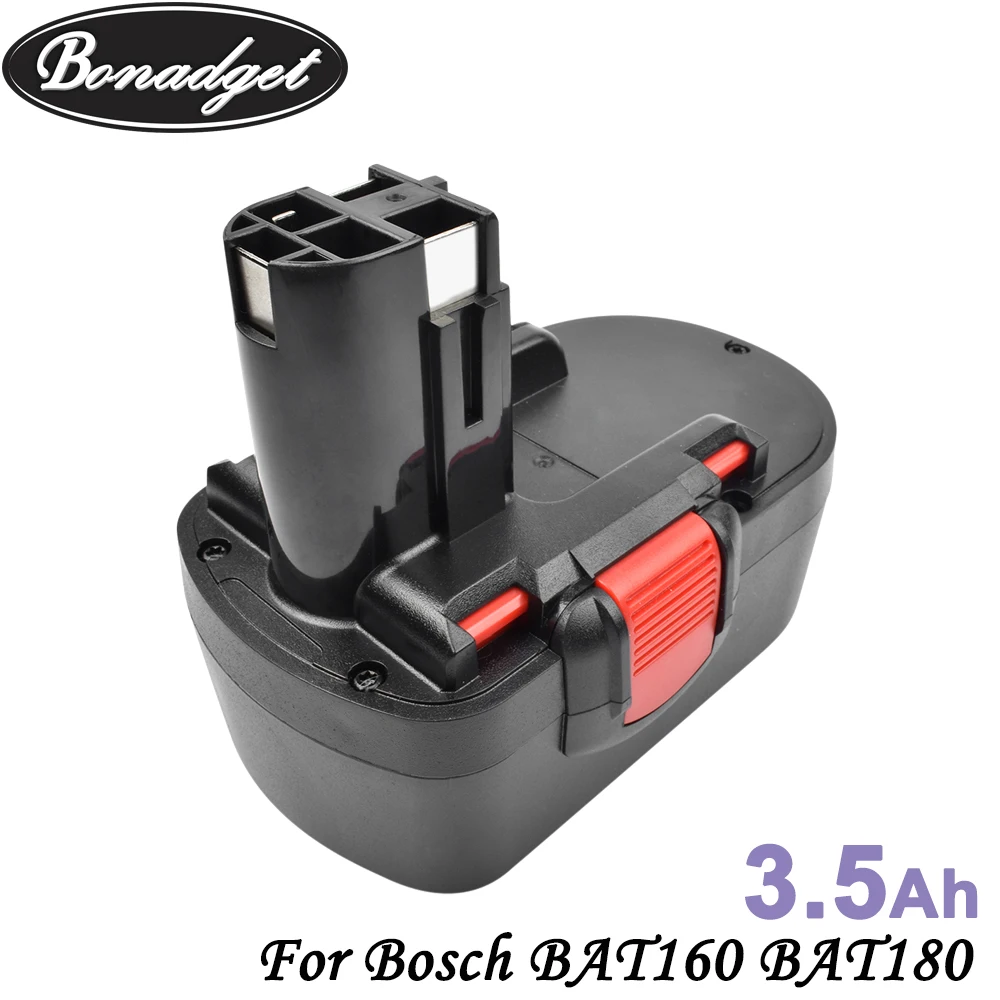Сменный никель металлогидридный аккумулятор Bonadget 18 в 3500 мАч для Bosch BAT160 BAT180 BAT181