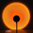 Проектор с радужным закатом, ночсветильник для кофейни, светильник s для детской спальни, Милая Ночная проекционная лампа С закатом