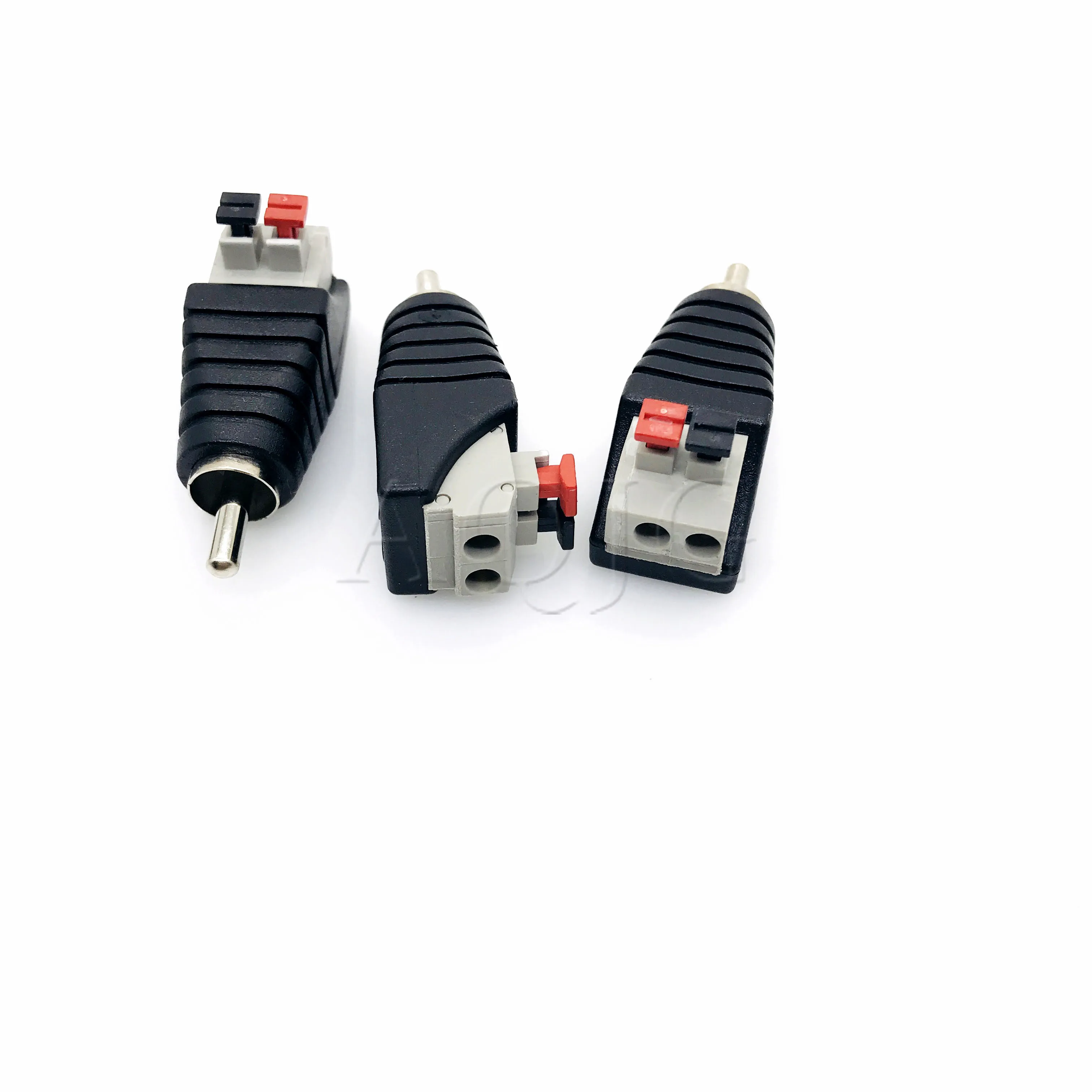 5 шт. новая колонка проводной кабель для Jack RCA пресс штекер мужской адаптер разъем