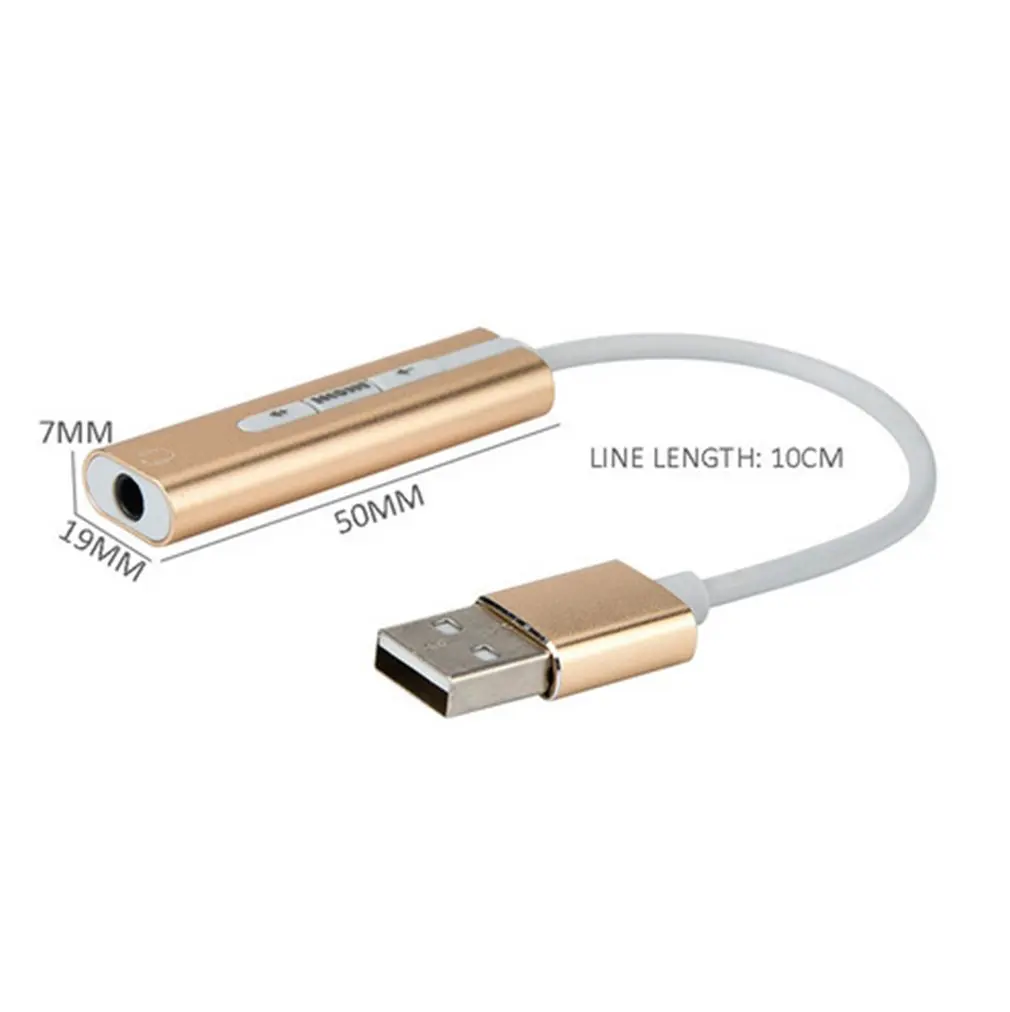 Внешний USB C звуковая карта Аудио Адаптер Тип до 3 5 мм разъем стерео кабель AUX