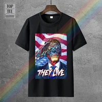 they live v5 t shirt white movie poster all sizes s 5xl summer short sleeves cotton t shirt