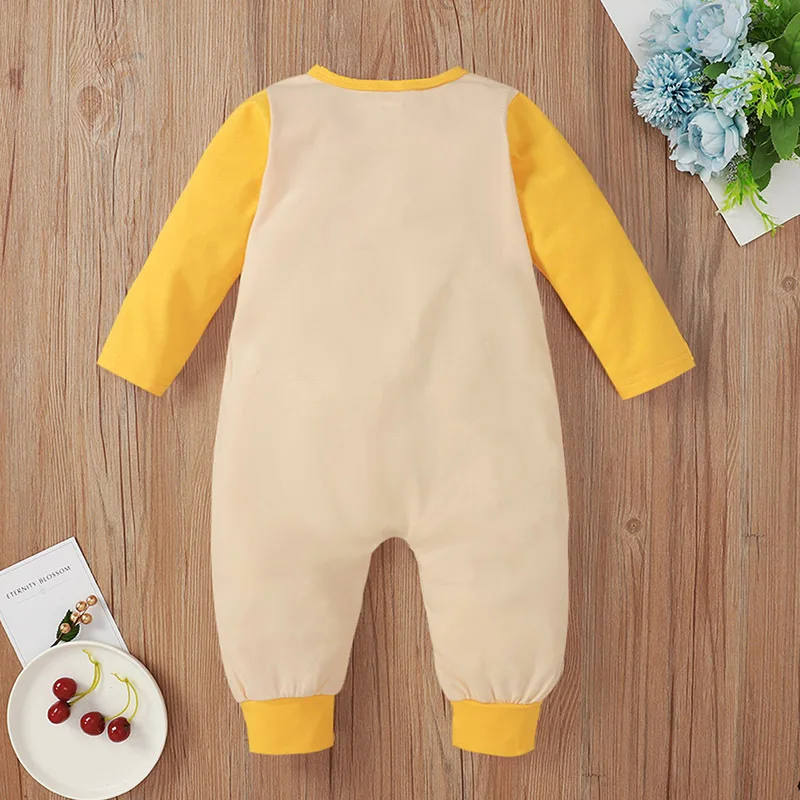 

Newborn Baby Rompers Long Sleeve Cartoon Dinosaur Cotton Jumpsuit Animal Print Baby Onesie Cute Boys Girls Clothes Dropshipping