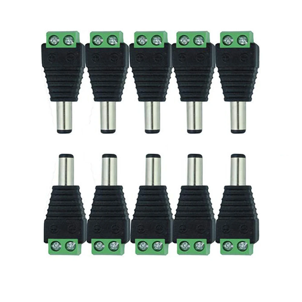 Разъем питания постоянного тока с винтовым соединителем для камеры