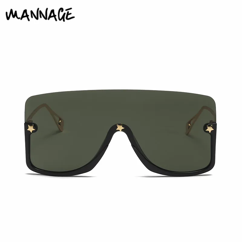 Модные квадратные солнцезащитные очки для женщин большие цельные UV400 летние