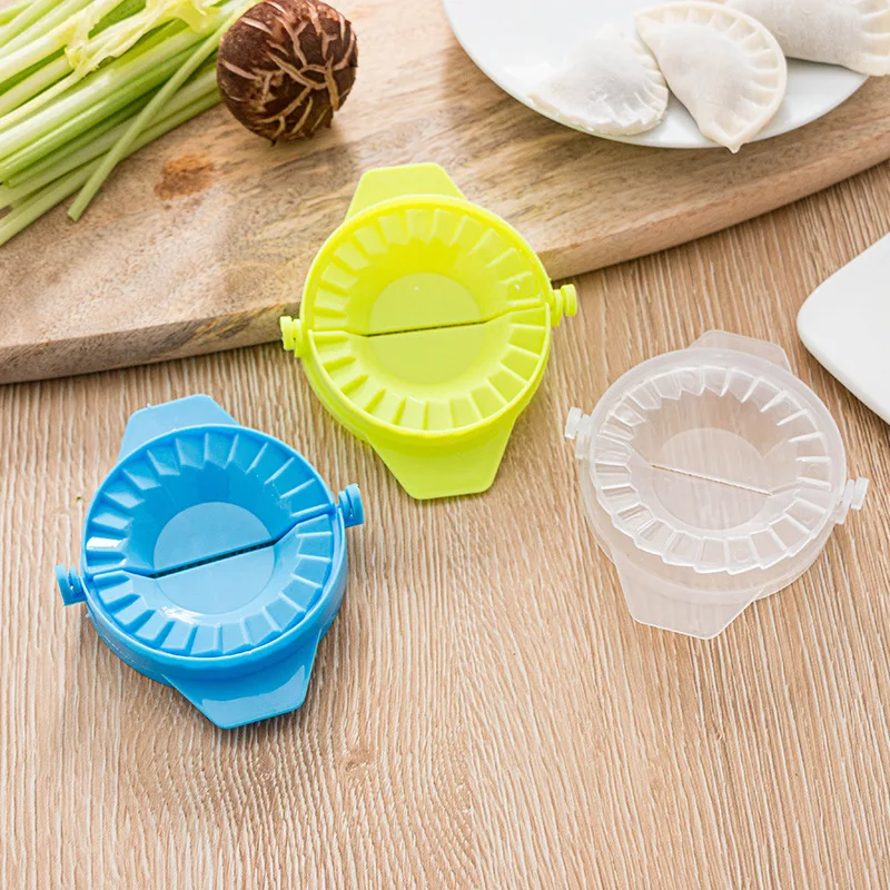 Пластиковые DIY клецки плесень китайская еда Jiaozi машина тестопресс пирог Скрипки