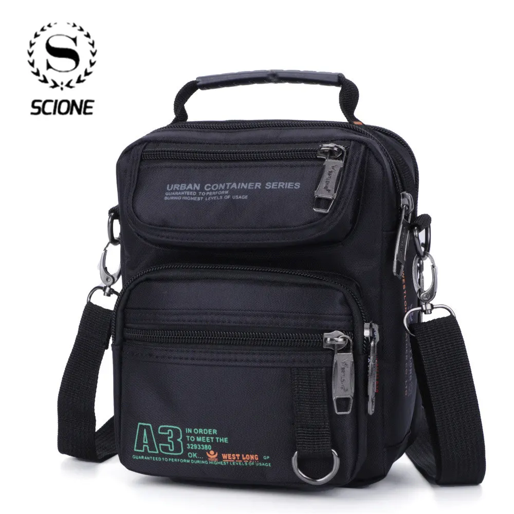 Мужская сумка мессенджер SCIONE Повседневная многофункциональная маленькая